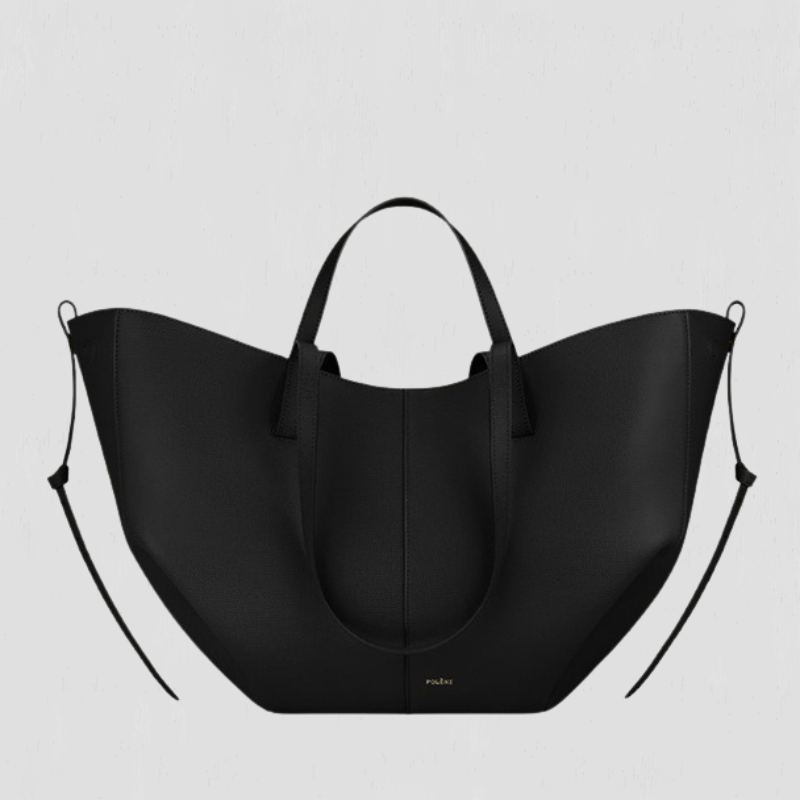 Pernilla – Structured Tote Bag with Side Ruching