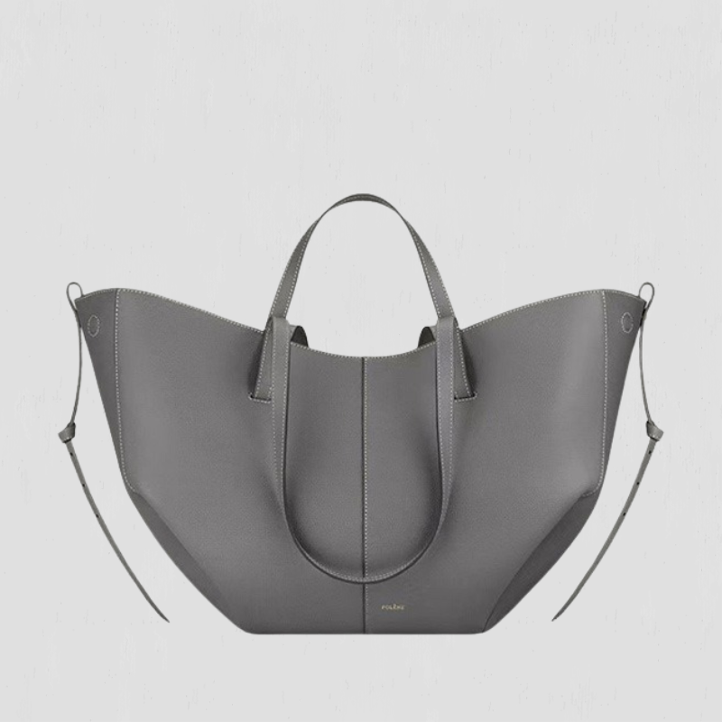 Pernilla – Structured Tote Bag with Side Ruching