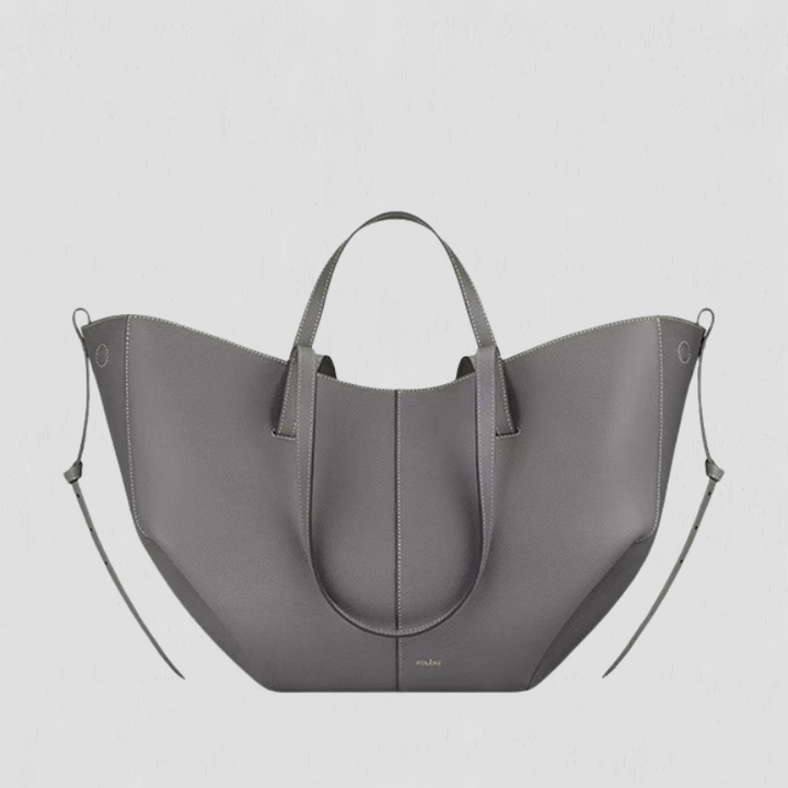 Pernilla – Structured Tote Bag with Side Ruching