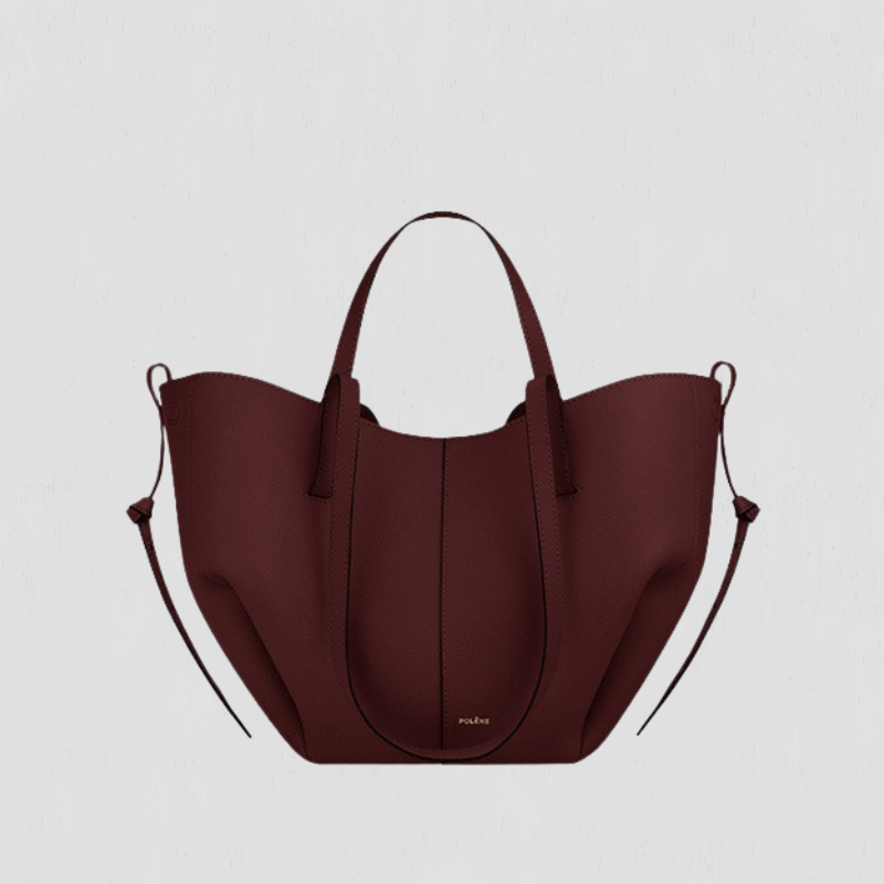 Pernilla – Structured Tote Bag with Side Ruching