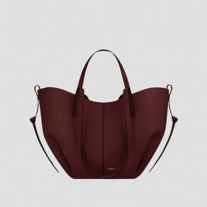 Pernilla – Structured Tote Bag with Side Ruching