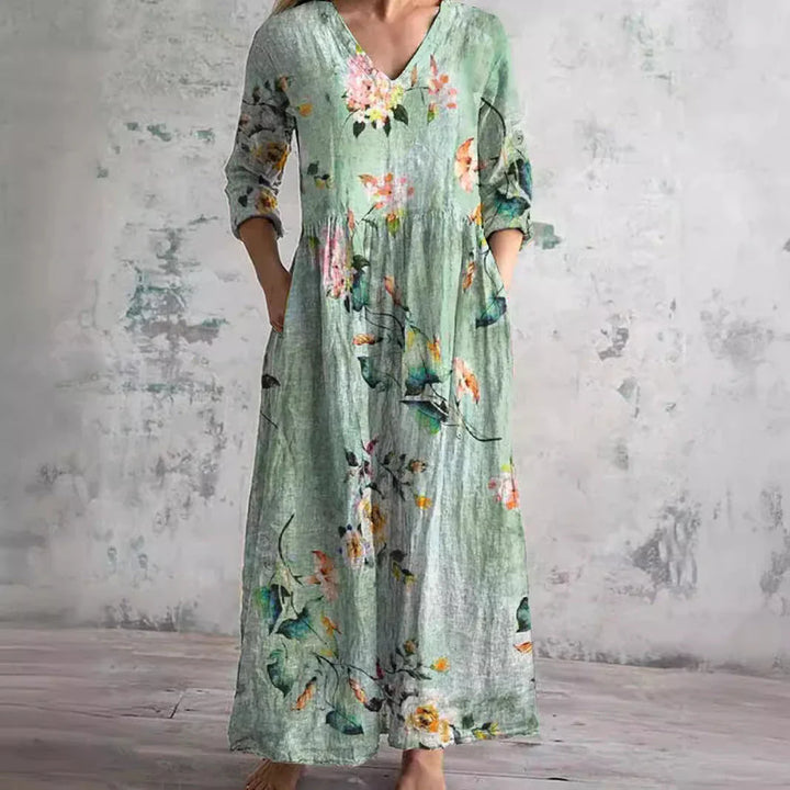 Ava | Maxi Orchid Dress