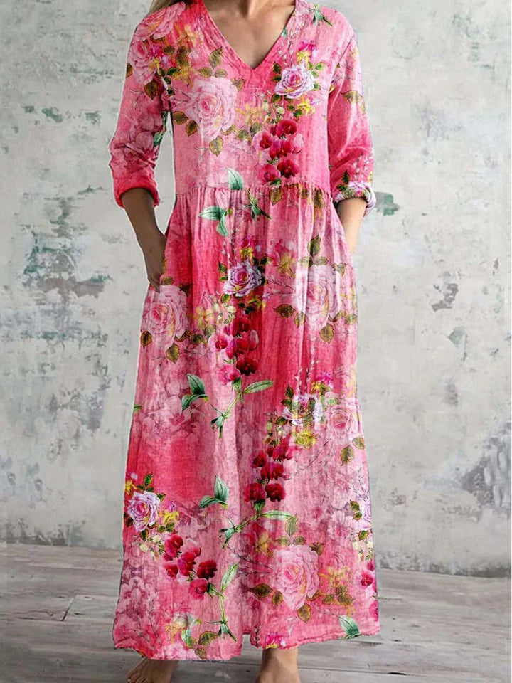 Ava | Maxi Orchid Dress
