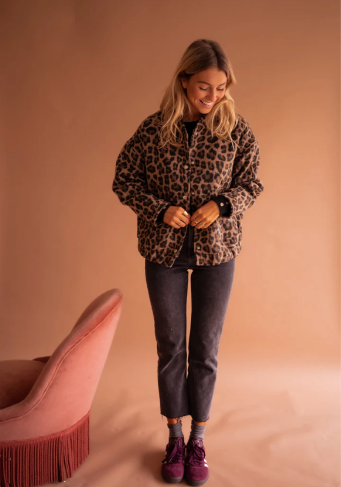 LEONA™ |  Leopard-Bomberjacket