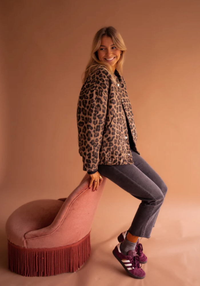LEONA™ |  Leopard-Bomberjacket
