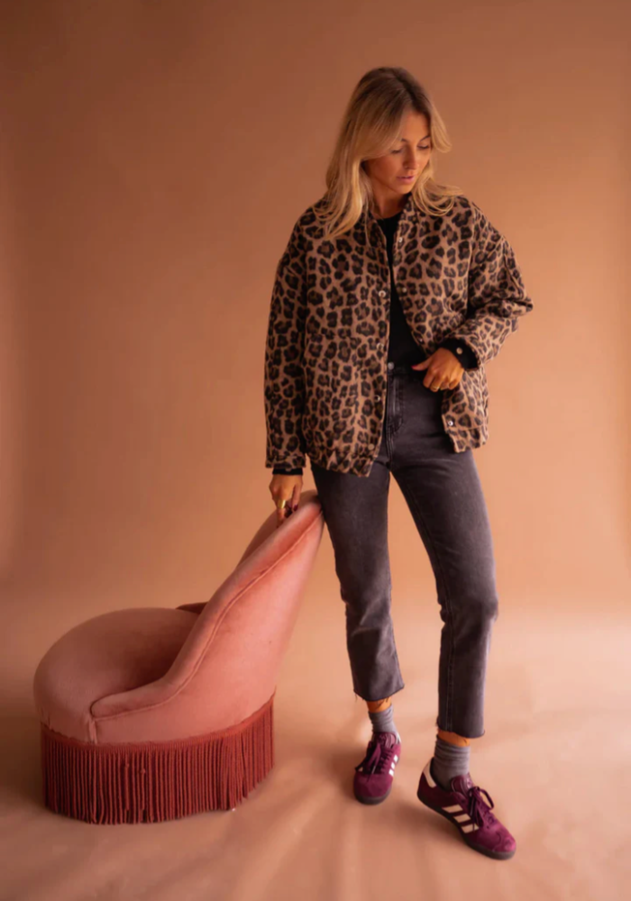 LEONA™ |  Leopard-Bomberjacket