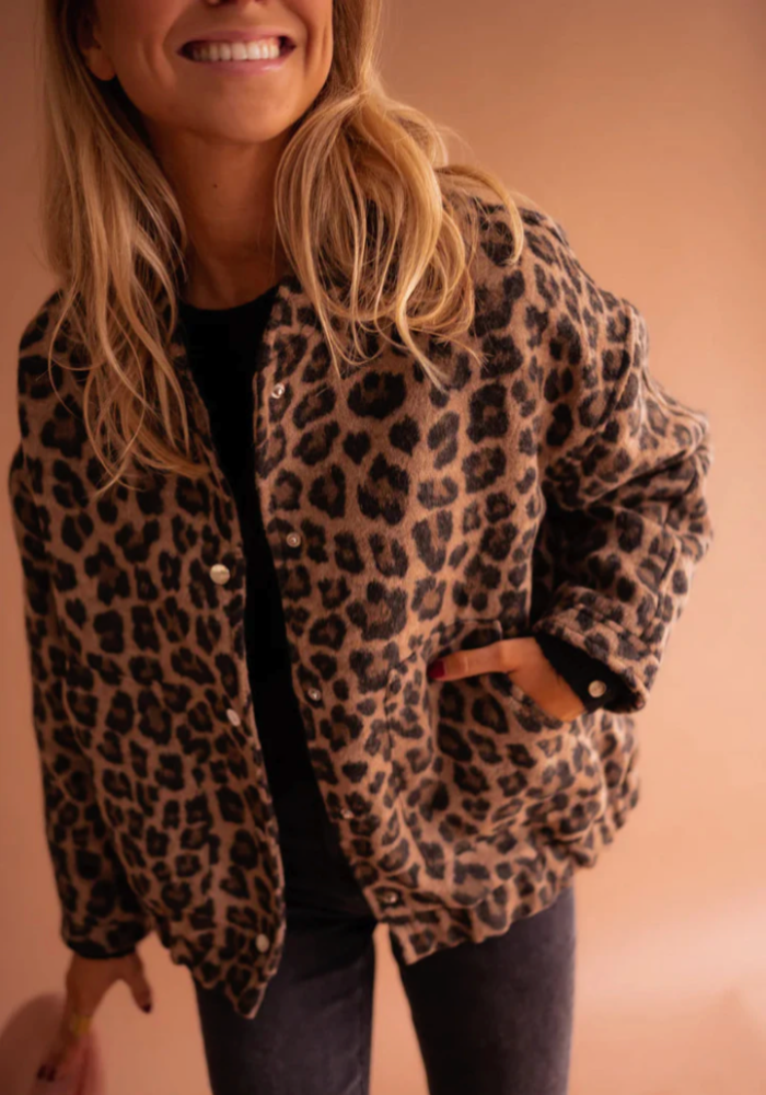 LEONA™ |  Leopard-Bomberjacket