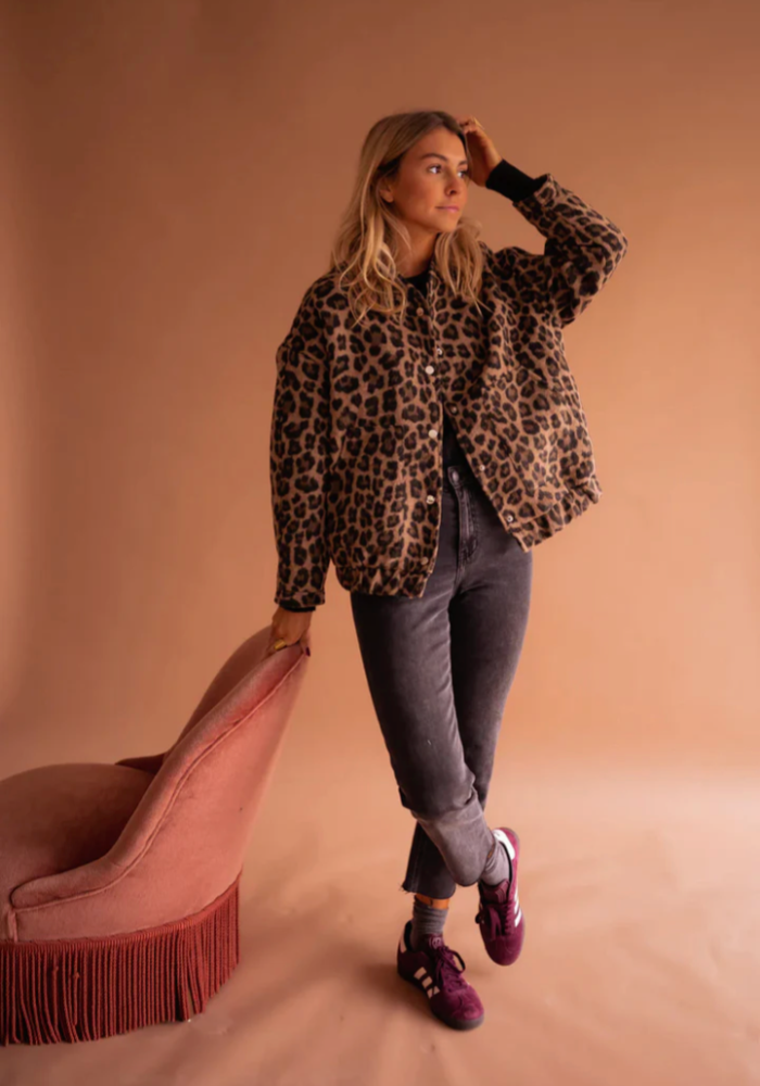 LEONA™ |  Leopard-Bomberjacket