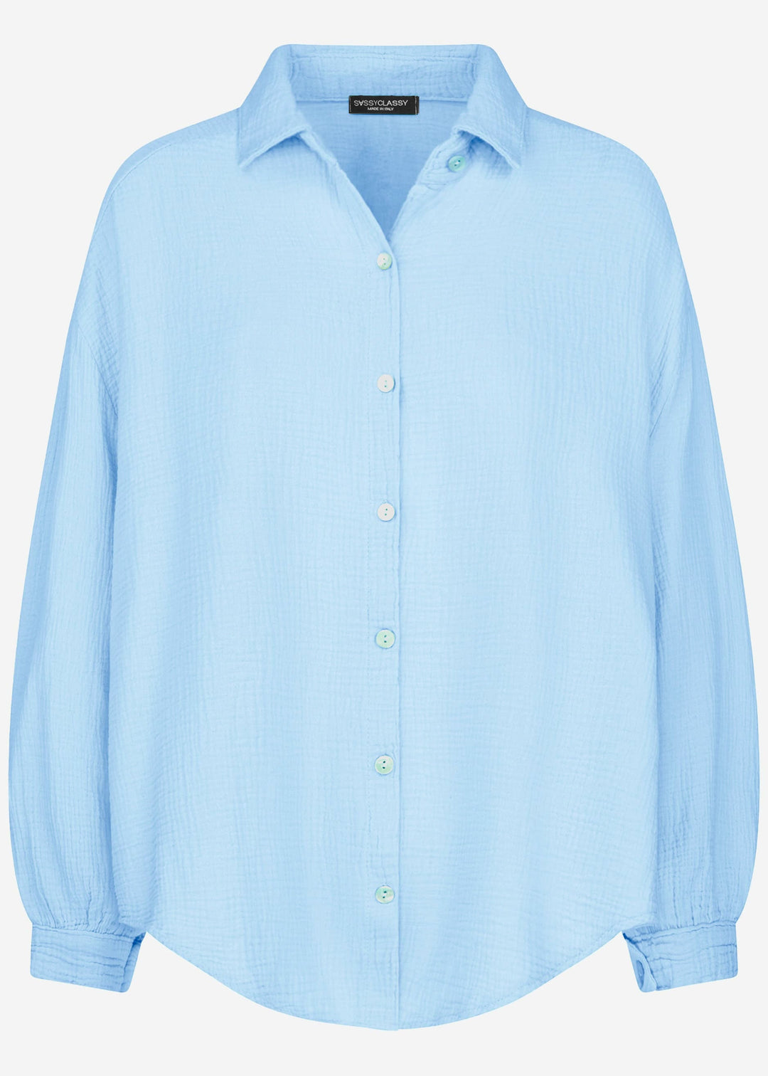 Muslin blouse oversize