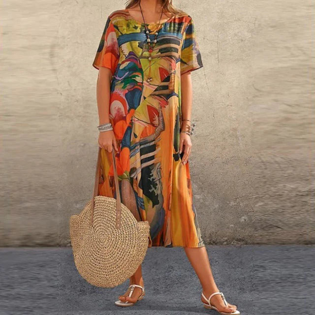 Thalia | Comfortable Floral Dress