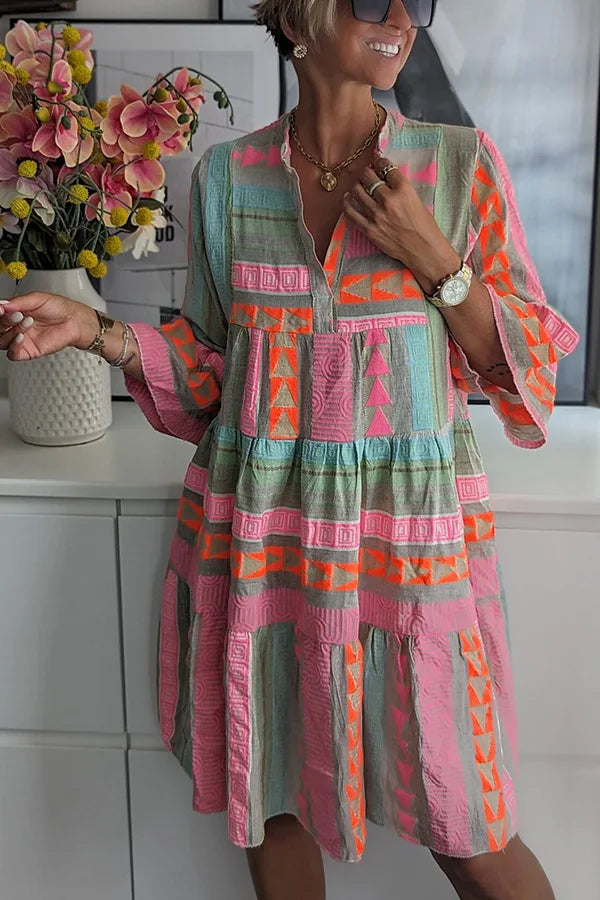 Lola | Patterned Spring Dress