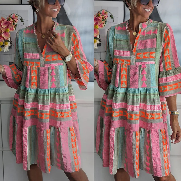 Lola | Patterned Spring Dress