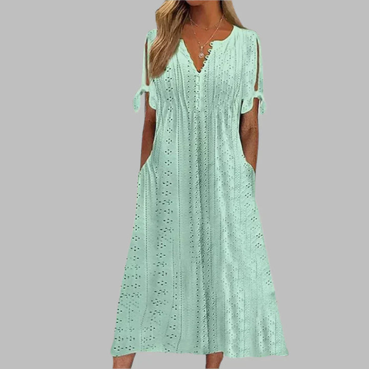Meli | Tie-Sleeve Casual Dress